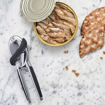 Otvírák na konzervy MEISTERKOCH OPTIMUS stříbrná/černá 1