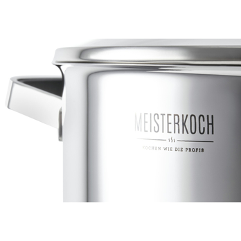Sada hrnců MEISTERKOCH RADIUS 7 ks (3 hrnce, 1 rendlík, 3 poklice) 15