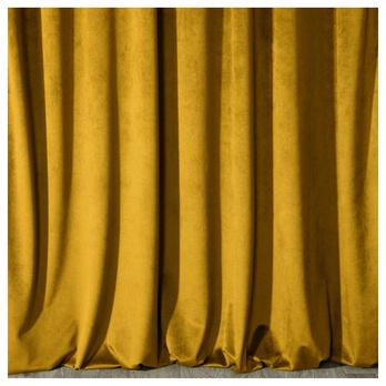Závěs MELANIE 2 hořčicová, 140x270 cm 4