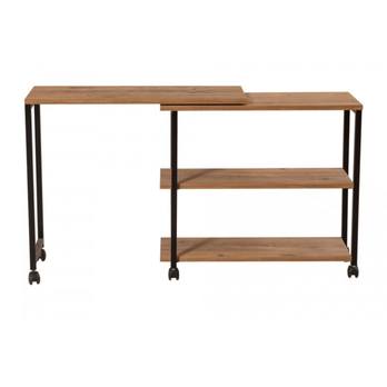 Přístavný stolek MELIN přírodní/černá 3