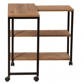 Přístavný stolek MELIN přírodní/černá 4