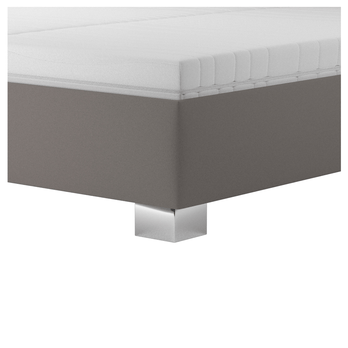 Postel s matrací MELISSA šedohnědá, 180x200 cm 4