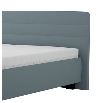 Postel s matrací MELISSA šedomodrá, 140x200 cm 2