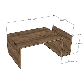 Konferenční stolek MEMO dub 4