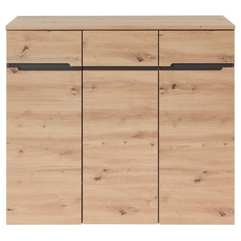 Botníková komoda MEMPHIS III dub artisan, šířka 120 cm 3