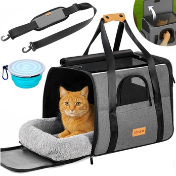 Taška na kočky MEOW 2 šedá 6