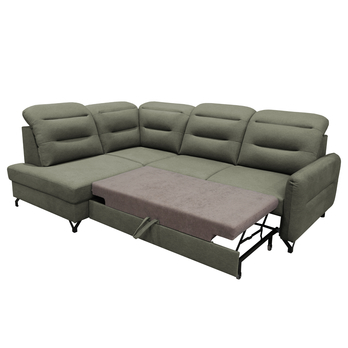 Sedací souprava MERYL levá, tmavě zelená 1