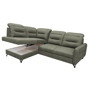 Sedací souprava MERYL levá, tmavě zelená 2