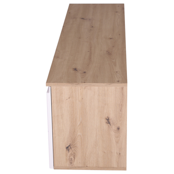 TV stolek MEZO 140 dub artisan/bílá 5