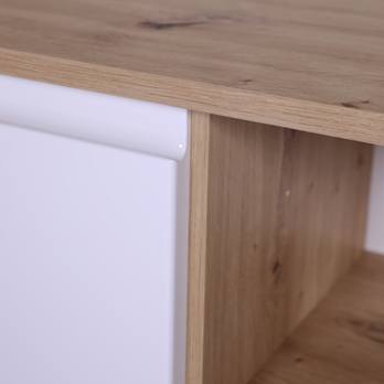 TV stolek MEZO 140 dub artisan/bílá 8