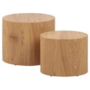 Set konferenčních stolků MICE dub divoký. 2 ks 2