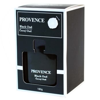 Vonná svíčka s víčkem MILA černý oud, 180 g 2