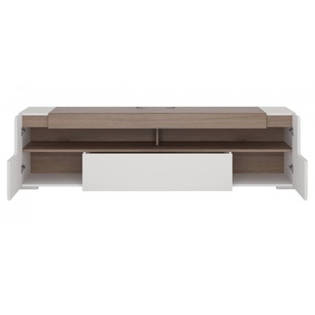 TV komoda MILANO alpská bílá/dub sanremo tmavý, šířka 190 cm 2