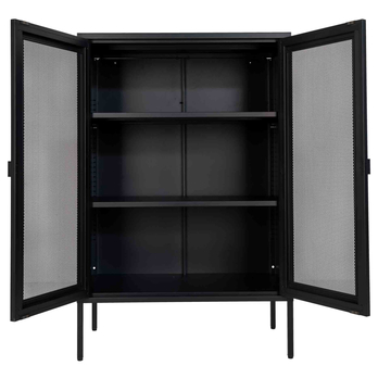 Vitrína MILBUERNI černá 6