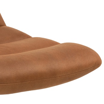 Jídelní židle MILFORD koňaková/matná černá 7