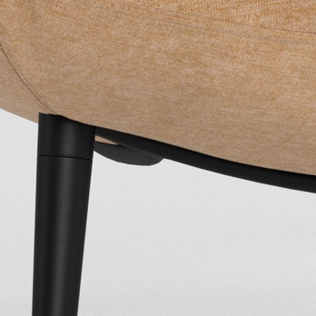 Křeslo MILFORD tmavě béžová 6