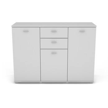 Komoda MILIS bílá, šířka 108 cm 2
