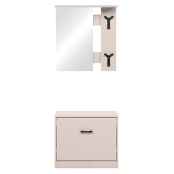 Předsíňová sestava MINELI béžová 2