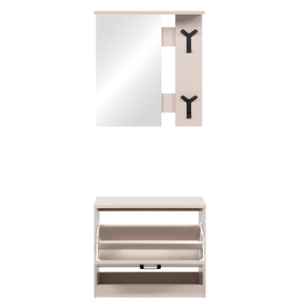 Předsíňová sestava MINELI béžová 3