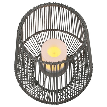 Venkovní stolní lampa MINEROS šedá 2