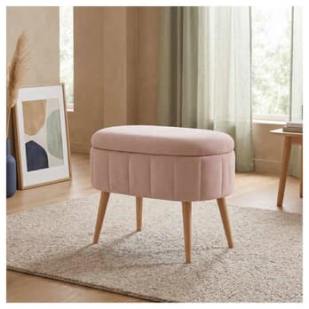 Taburet MINI OSLO 1 růžová 1
