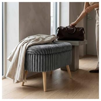 Taburet MINI OSLO 2 antracitová 2