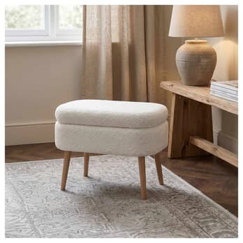 Taburet MINI OSLO 3 bílá 1