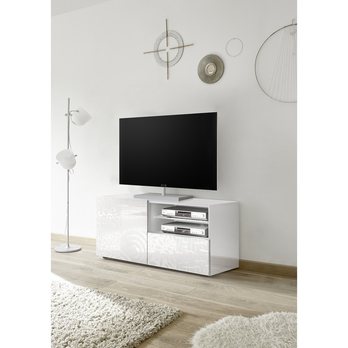 TV komoda MIRO 3 bílá lesklá 1