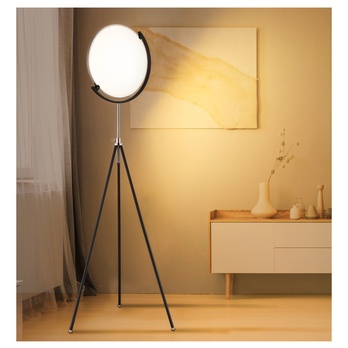 Stojací lampa MITCH černá 1
