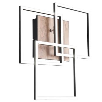 Stropní LED svítidlo MOBILE černá/přírodní 7
