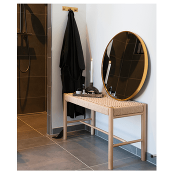 Zrcadlo MODRAD GOLD zlatá, průměr 80 cm 2