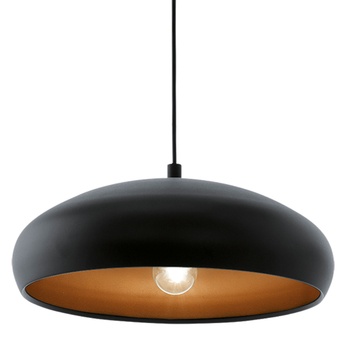 Závěsné svítidlo MOGANO 1 černá/měď 2