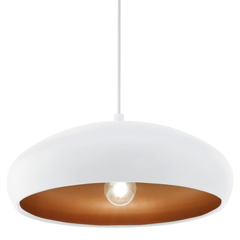 Závěsné svítidlo MOGANO 1 bílá/měď 1