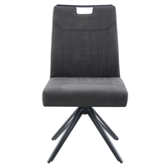 Jídelní židle MOGGY vintage antracitová/černá 1