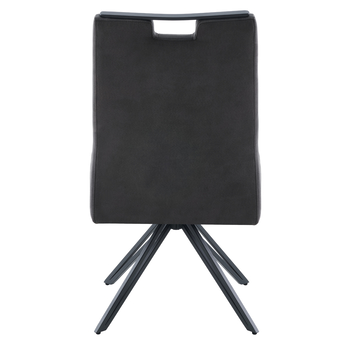 Jídelní židle MOGGY vintage antracitová/černá 2