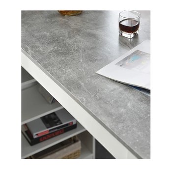 Barový stůl MOJITO beton/bílá 6