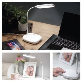 Stolní LED lampa MOLLY bílá 20