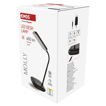 Stolní LED lampa MOLLY černá 16