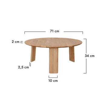 Konferenční stolek MON 3 dub, 71 cm 13