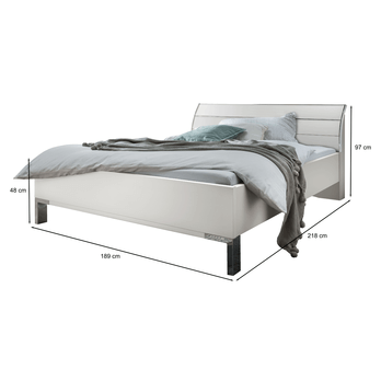 Postel MONACO II bílá, 180x200 cm 4