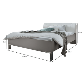 Postel  MONACO IV šedá, 200x200 cm 4