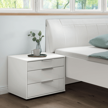 Noční stolek  MONACO bílá, šířka 60 cm 1