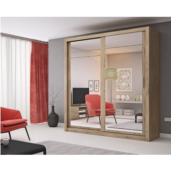 Šatní skříň MONICA dub shetland 1