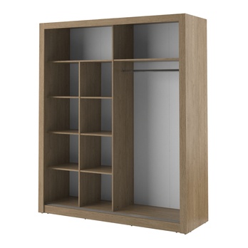 Šatní skříň MONICA dub shetland 2