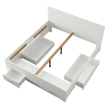 Postel MONS bílá, 180x200 cm 2