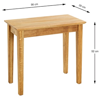 Přístavný stolek MONTANA dub, šířka 56 cm 4
