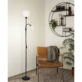 Stojací lampa MONTANINI-E-E černá/bílá 1