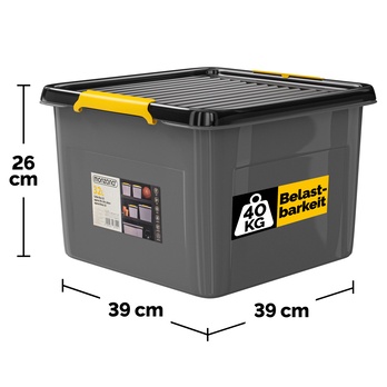 Úložný box  MONZA šedá, 32 l 4