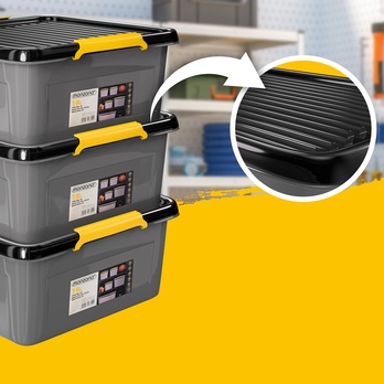 Úložný box  MONZA šedá, 18 l 3