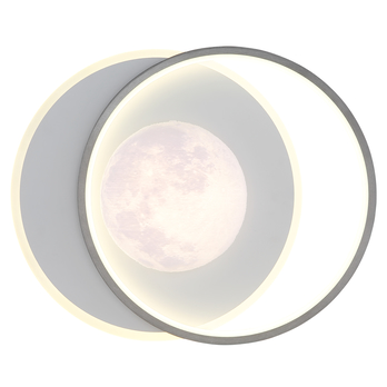 Stropní svítidlo MOON černá/šedá 4